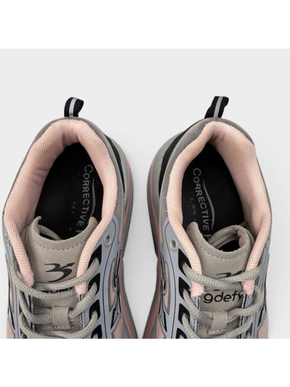 Gravity Defyer G-Defy ION Womens 9.5 Gray Pink Walking Shoes TB9022FGP Sneaker - Picture 16 of 16
